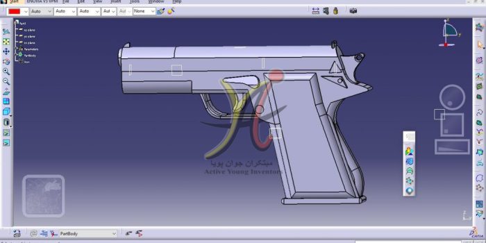 مدلسازی-اسلحه کلت 1